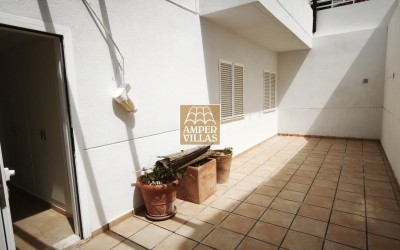 A sunny apartment with lovely wide views and a large terrace.